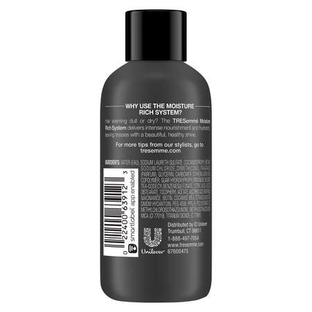 TRESEMME Tresemme Moisture Rich Vitamin E Shampoo 3 oz. Bottle, PK12 63912